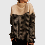 Women's Cotton Mock-Neck Sweater