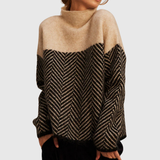 Women's Cotton Mock-Neck Sweater