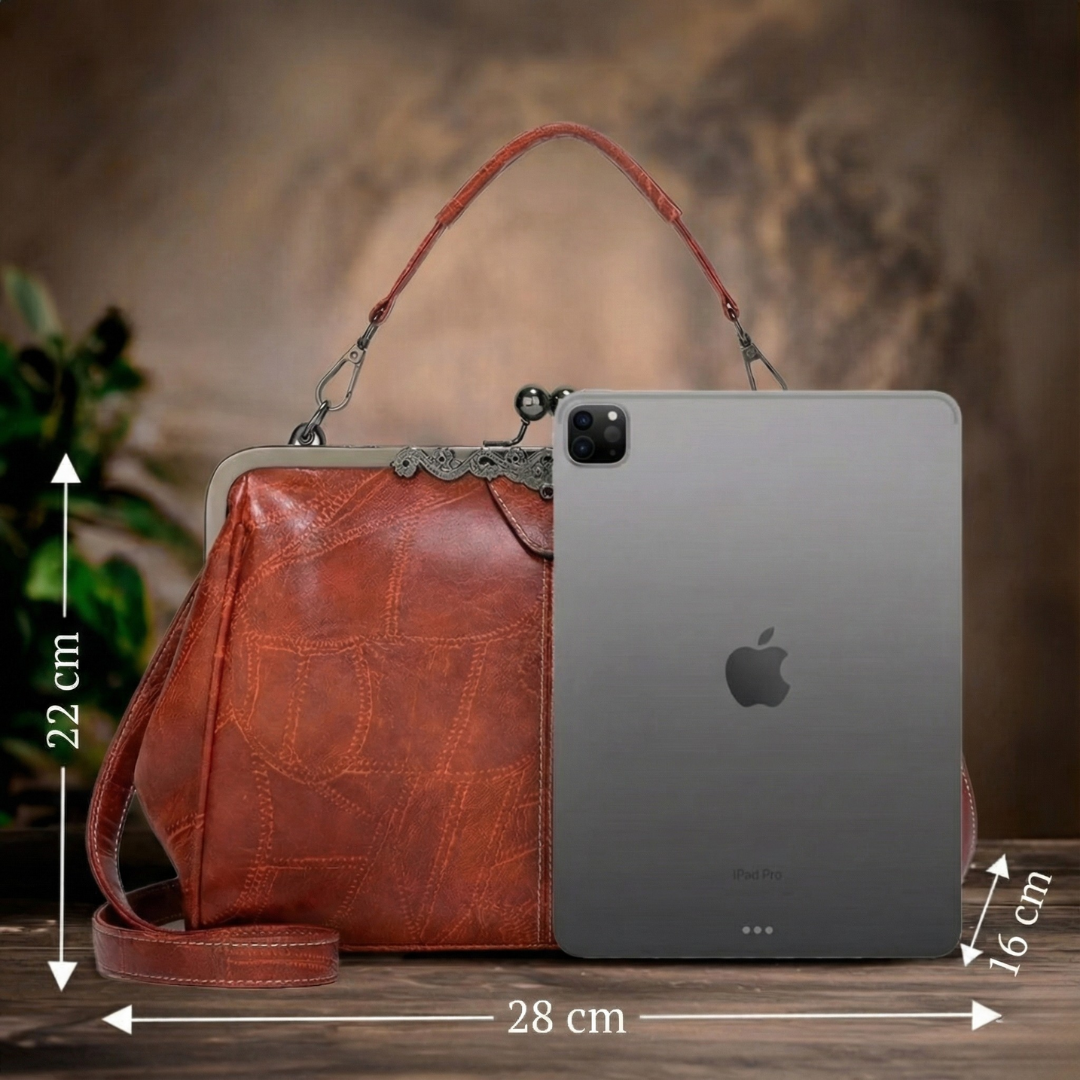 Lily Vintage Leather Handbag, photo 7