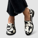 Women's Zebra Moccasins