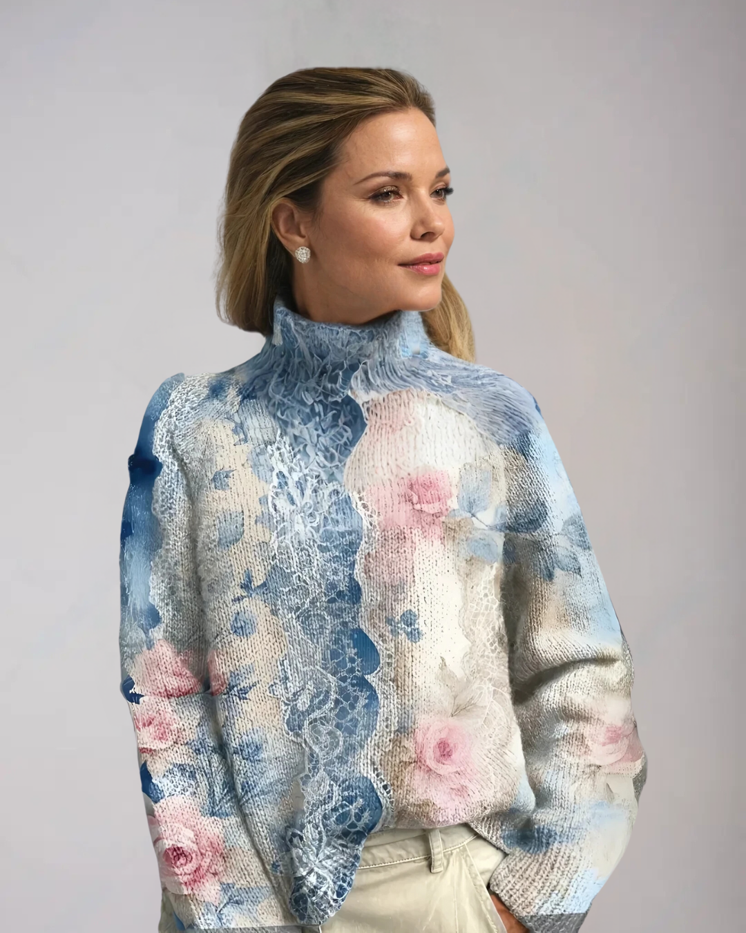 Women's Cozy Knitted Turtleneck Sweater