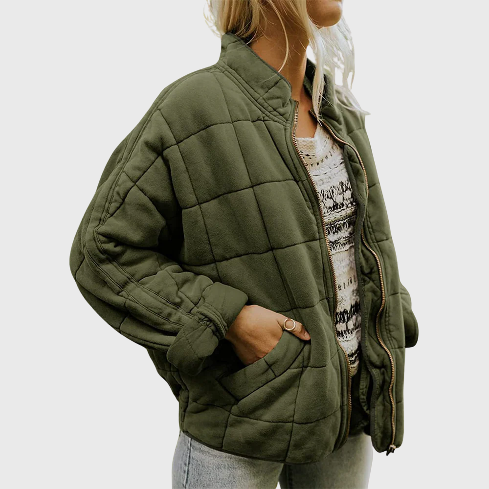 Women's Olive Transitional Jacket in Khaki