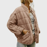 Women's Olive Transitional Jacket in Beige