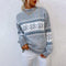 Women's Classic Icelandic Vintage Sweaters in Blue