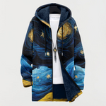Sybil Starry-Sky Hooded Cardigan