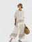 Rosavina Comfortable Two-Piece Set in White