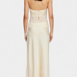 Satin Bustier & Asymmetric Midi Skirt Set, photo 2