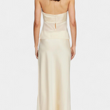 Satin Bustier & Asymmetric Midi Skirt Set, photo 2
