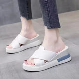 Carolyn Comfort Sandals in White