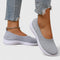 Odara Comfort Slip-Ons Sneakers in Gray