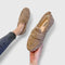 Karelyanne Comfortable Loafers in Khaki
