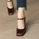 Women's Brogue Mary Jane Block-Heel Pumps, photo 3