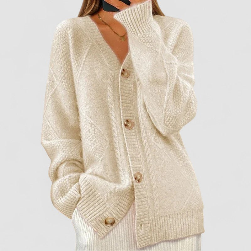 Women's Ribbed Knit Cardigan