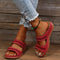 Thalia Comfort Sandals in Red