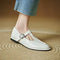 Women's Low Heel Pumps in Beige