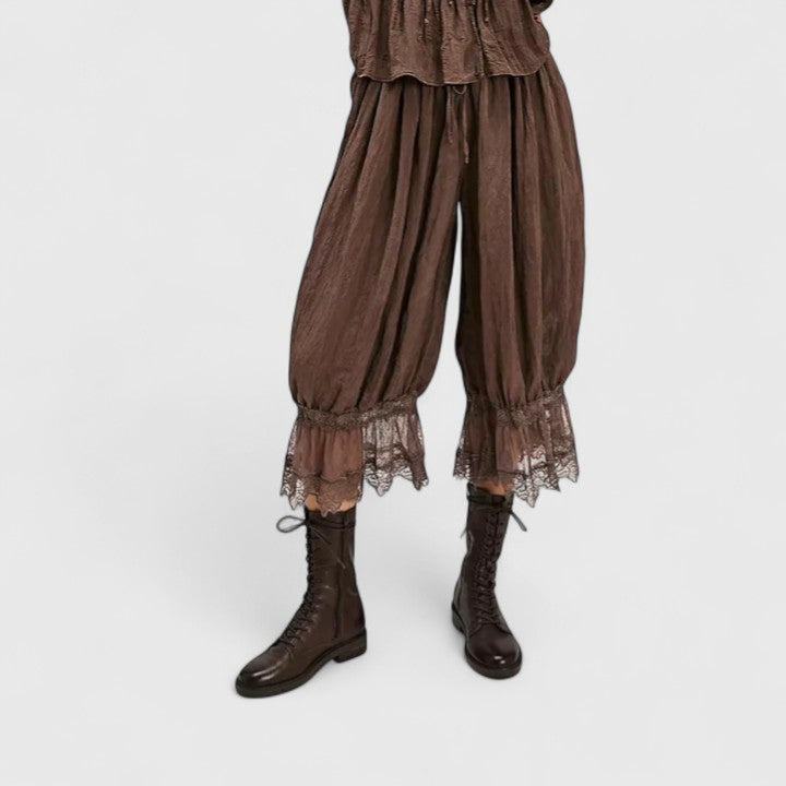 Women's Comfortable Pants in Brown