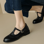 Women's Wingtip T-Strap Mary Janes, photo 4