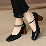 Women's Brogue Mary Jane Block-Heel Pumps, photo 10