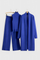 Elegant Cut 3-Piece Soft Knit Ensemble in Navy Blue