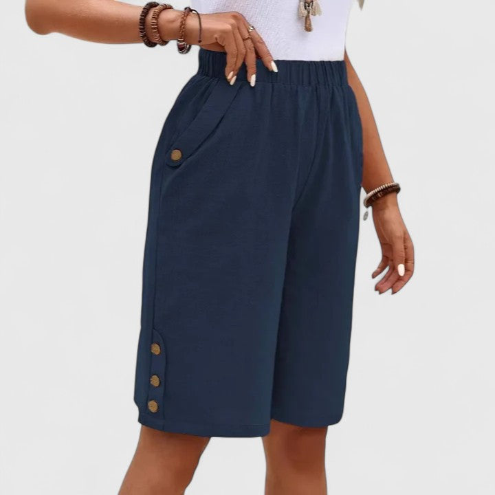 Women's Comfortable Shorts in Navy Blue