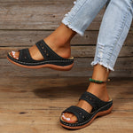 Thalia Comfort Sandals in Black
