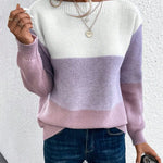 Women's Cozy Ombré Sweater in Purple