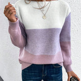 Women's Cozy Ombré Sweater in Purple