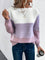 Women's Cozy Ombré Sweater in Purple