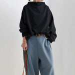 Women's Oversized Mock-Neck Top, photo 7
