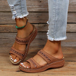 Thalia Comfort Sandals in Brown