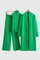 Elegant Cut 3-Piece Soft Knit Ensemble in Green