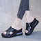 Carolyn Comfort Sandals in Black