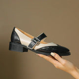 Women's Two-Tone Brogue Mary Janes, photo 3