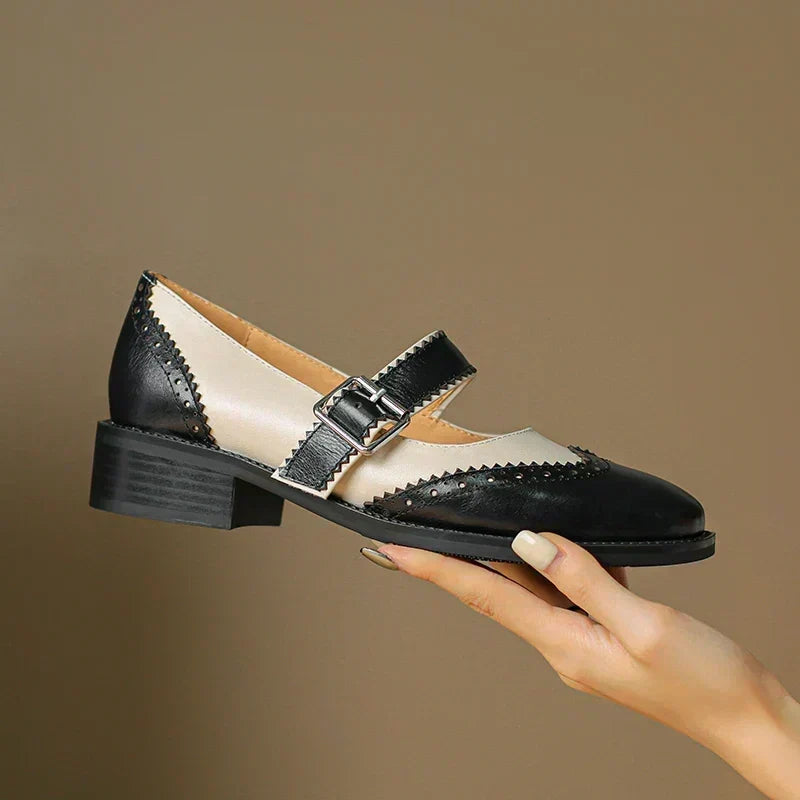 Women's Two-Tone Brogue Mary Janes, photo 3