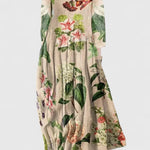 Women's Stylish Midi Dress in Flower 6
