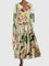 Women's Stylish Midi Dress in Flower 6