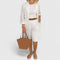 Women's Elegant Suit 2-Piece Set in White