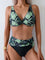 Women's Midnight Garden Bikini Set in Green
