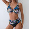 Women's Midnight Garden Bikini Set in Blue