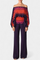 Women's Off-Shoulder Top & Wide-Leg Pants Set in Red