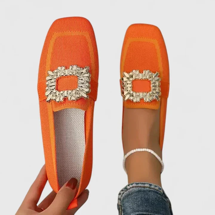 Maylora Comfort Loafers in Orange