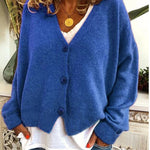 Shannon Knit Cardigan in Blue