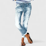 Women's Comfortable Pants in Light Blue