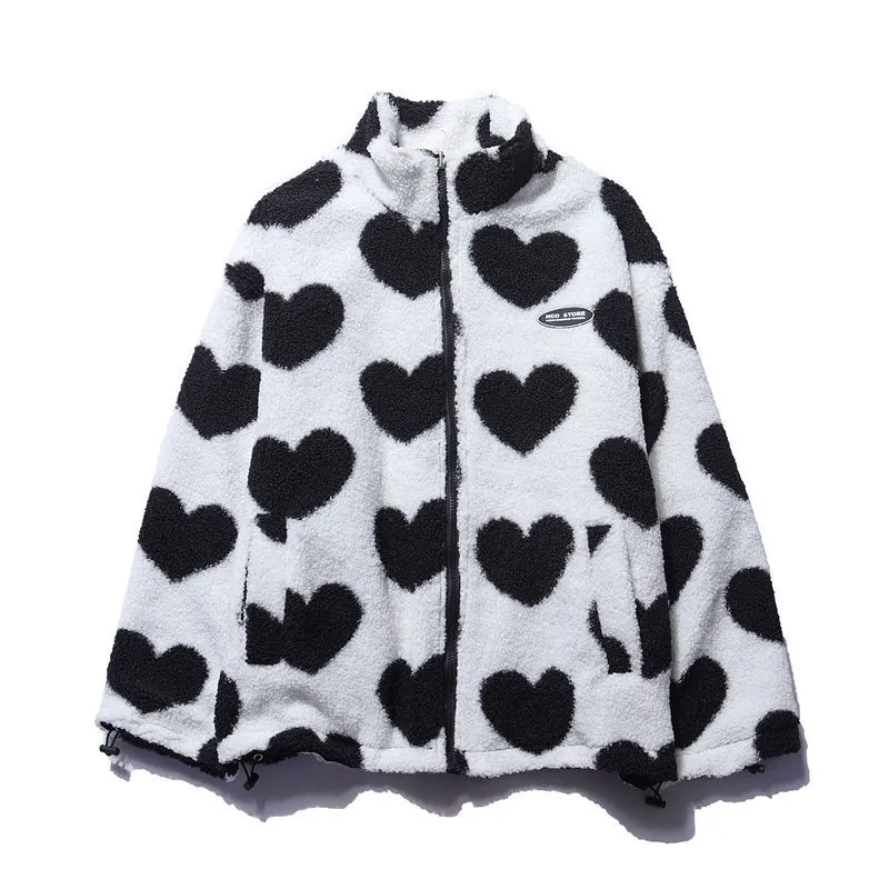 Women's Reversible Heart-Pattern Coat, photo 6