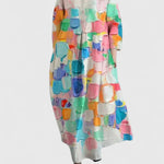 Women's Stylish Midi Dress in Flower 2