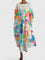 Women's Stylish Midi Dress in Flower 2