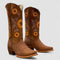Daisy Comfort Western Boots in Brown