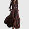 Bryanna Sophisticated Maxi Dress in Multi-colored