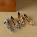 Women's Glitter Pumps with Crystal Buckle, photo 22