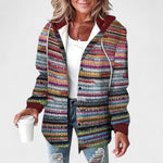 Women's Elegant Overshirt Jacket in Multicolor